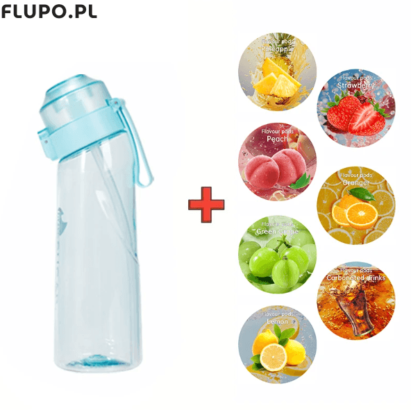 FLUPO Butelka Sportowa z 7 Smakami Wody 💦